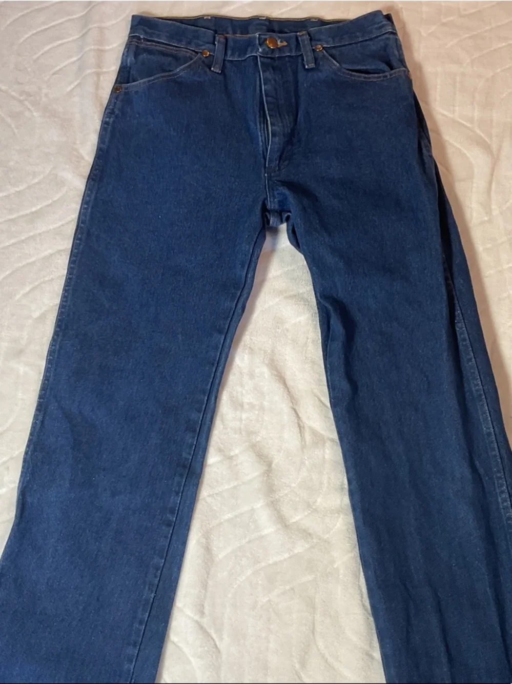 Wrangler Men's Relaxed Fit Denim Jeans 29x38 - Picture 6 of 9
